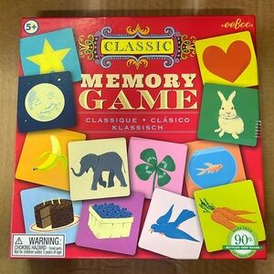 eeBoo Classic Memory Game Matching Pairs ages ages 5 and up